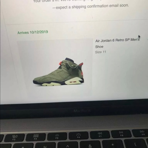 Travis Scott air Jordan 6 sz11 - Picture 4 of 4
